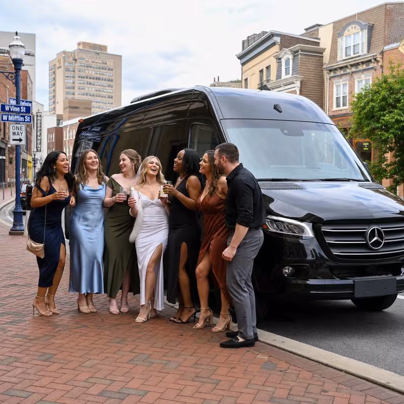 Lancaster Bachelor & Bachelorette Transportation fleet vehicle