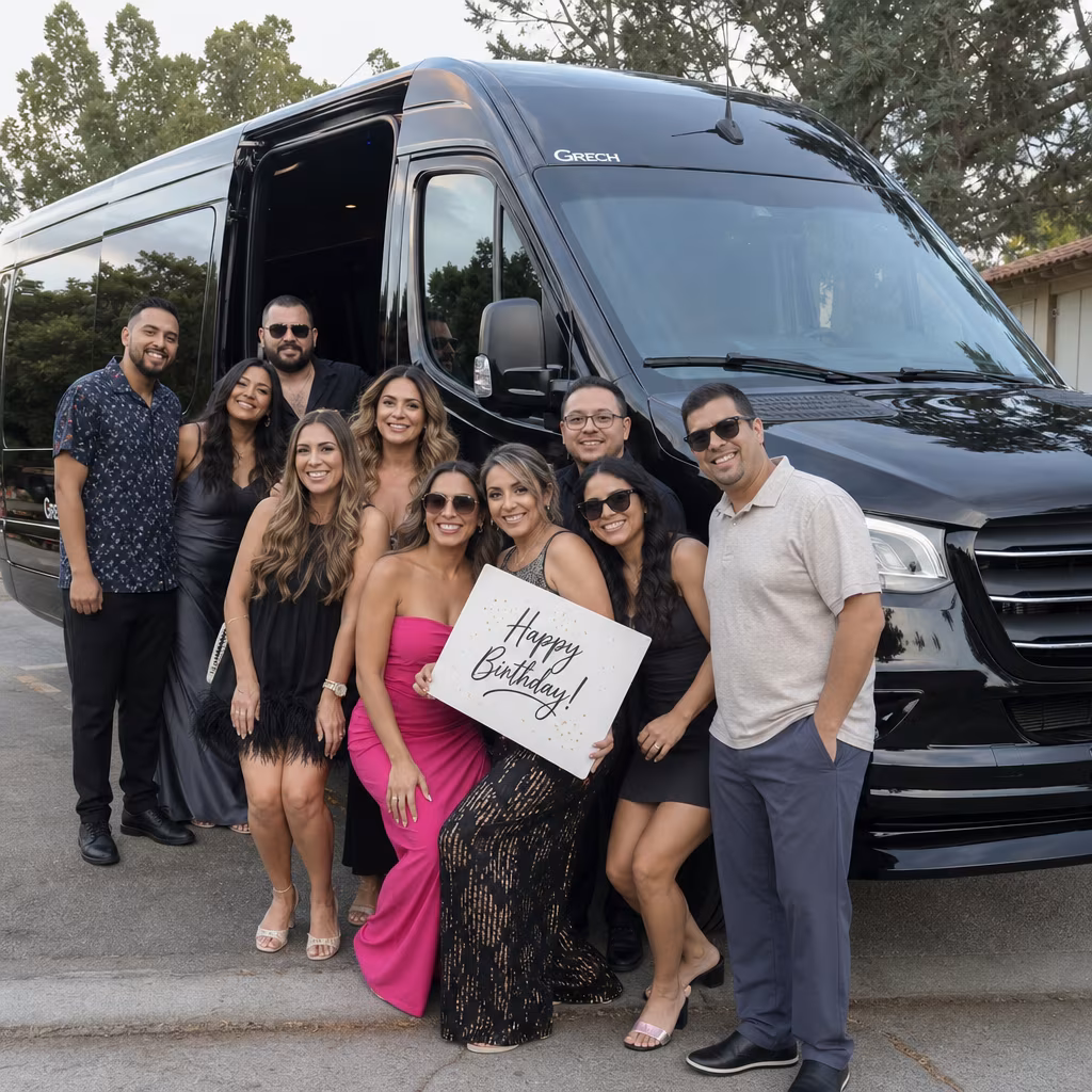 Birthday party bus