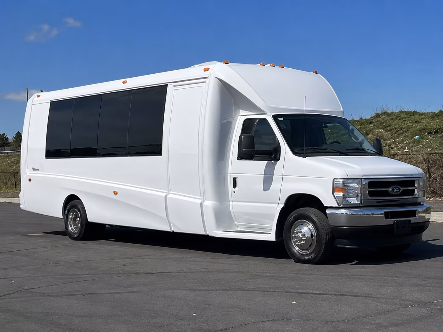 Lancaster Bachelor & Bachelorette Transportation party bus exterior