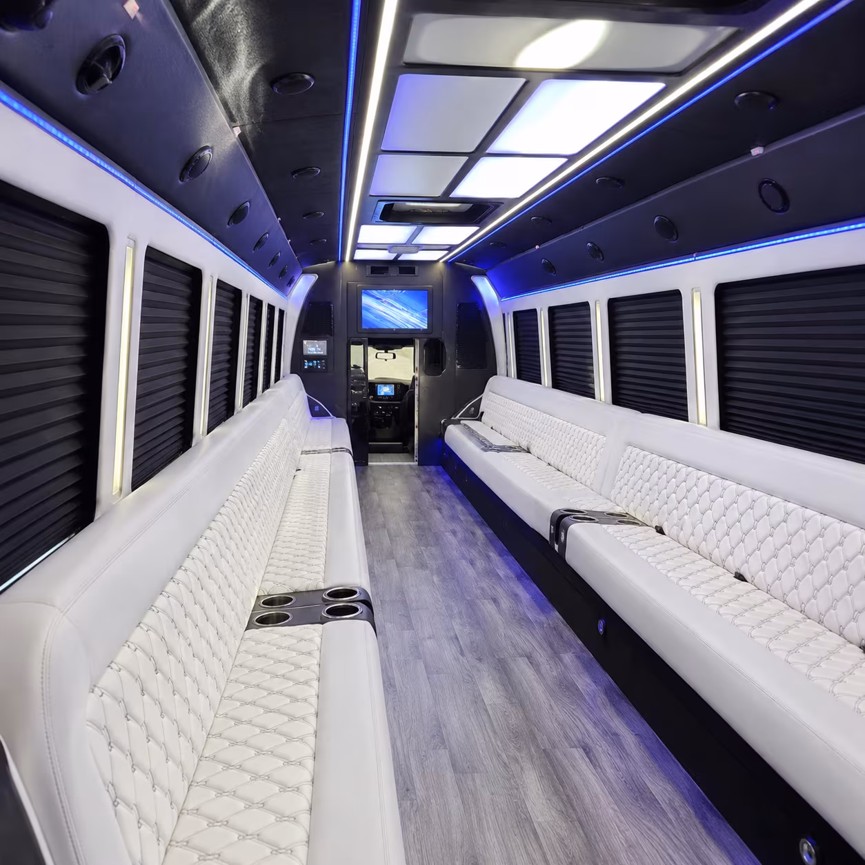 Lancaster Bachelor & Bachelorette Transportation onboard seating