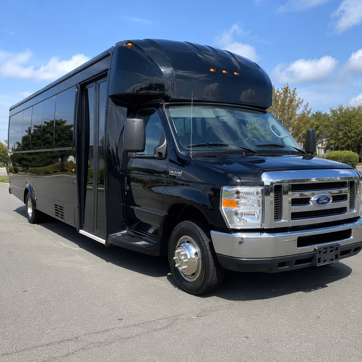 Lancaster Bachelor & Bachelorette Transportation party bus exterior