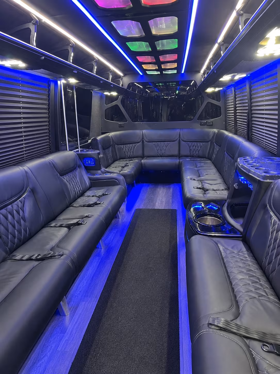 Lancaster Birthday, Sweet 16, & Quinceañera Transportation party bus exterior