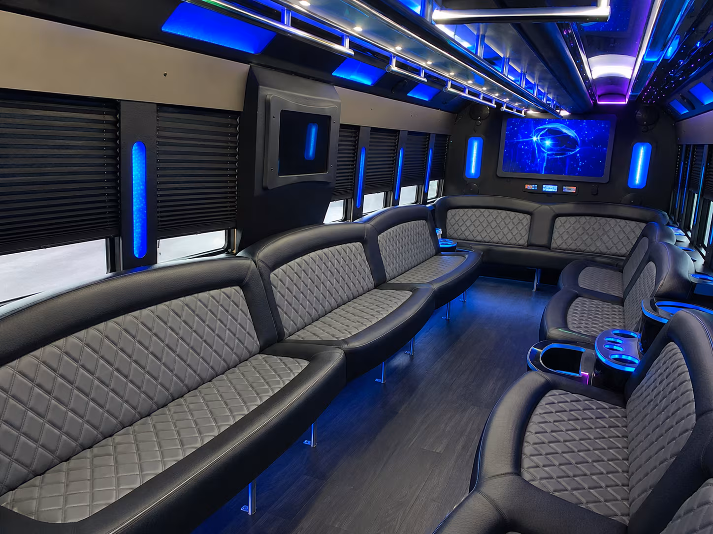 Lancaster Concert & Music Festival Transportation party bus exterior