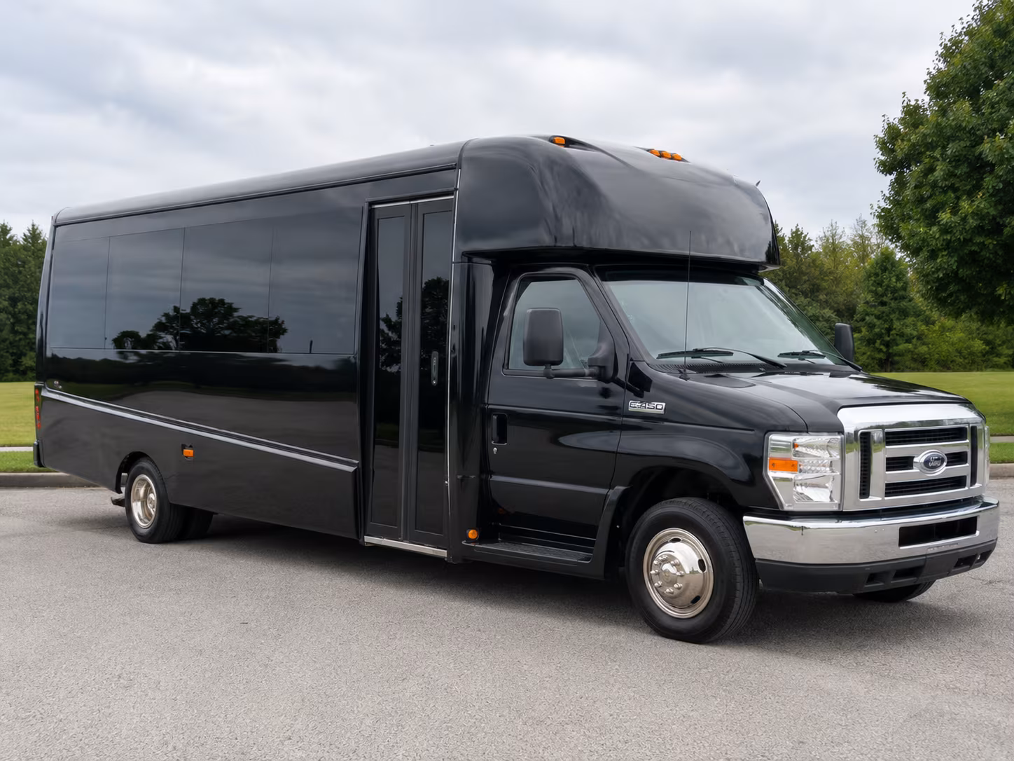 Lancaster Corporate Transportation party bus exterior