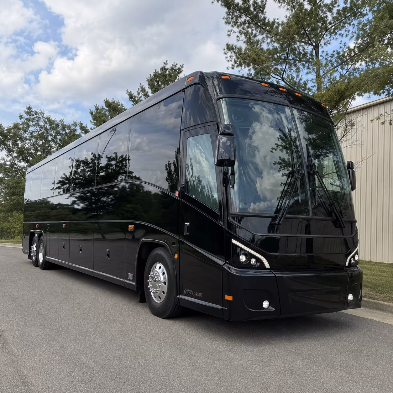 Lancaster Corporate Transportation party bus exterior