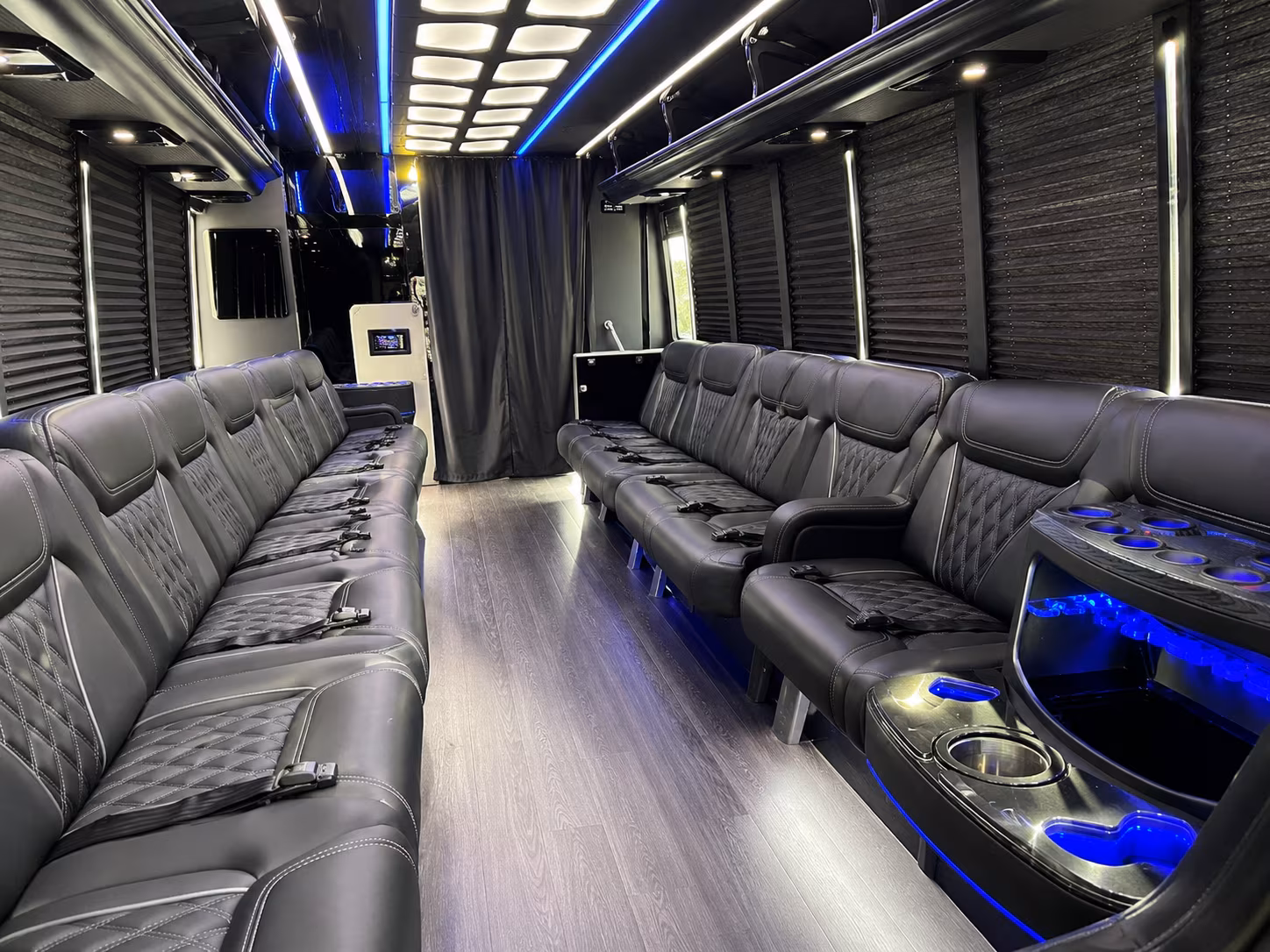 Lancaster Prom & Homecoming Transportation party bus exterior