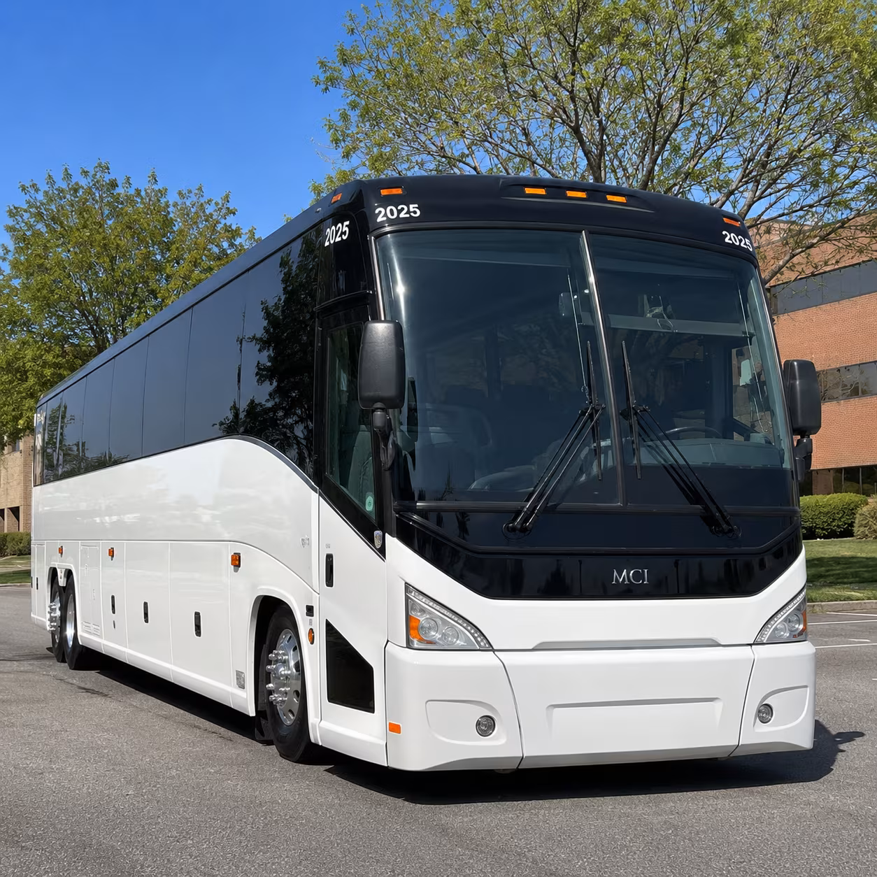 Lancaster School Event Transportation party bus exterior