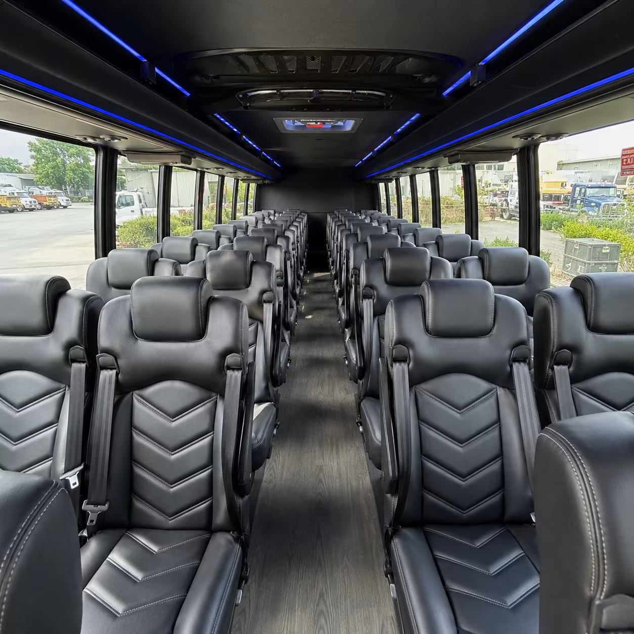 Lancaster School Event Transportation onboard seating