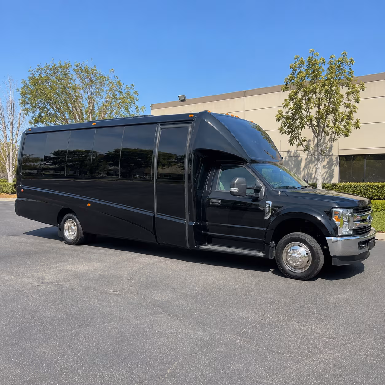 Lancaster Sporting Event Transportation party bus exterior