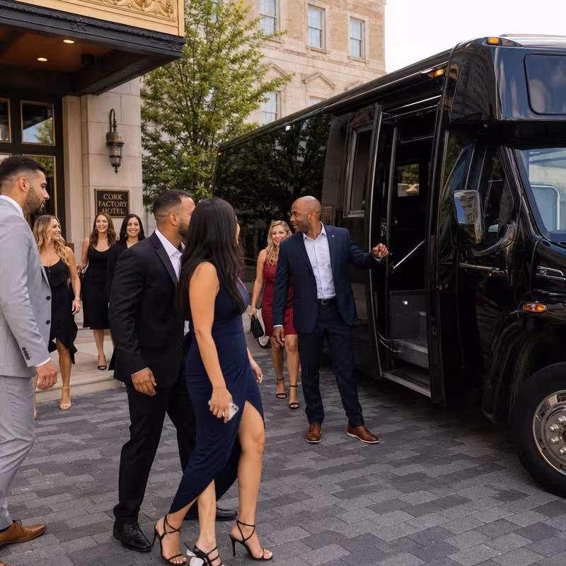 Private event transportation