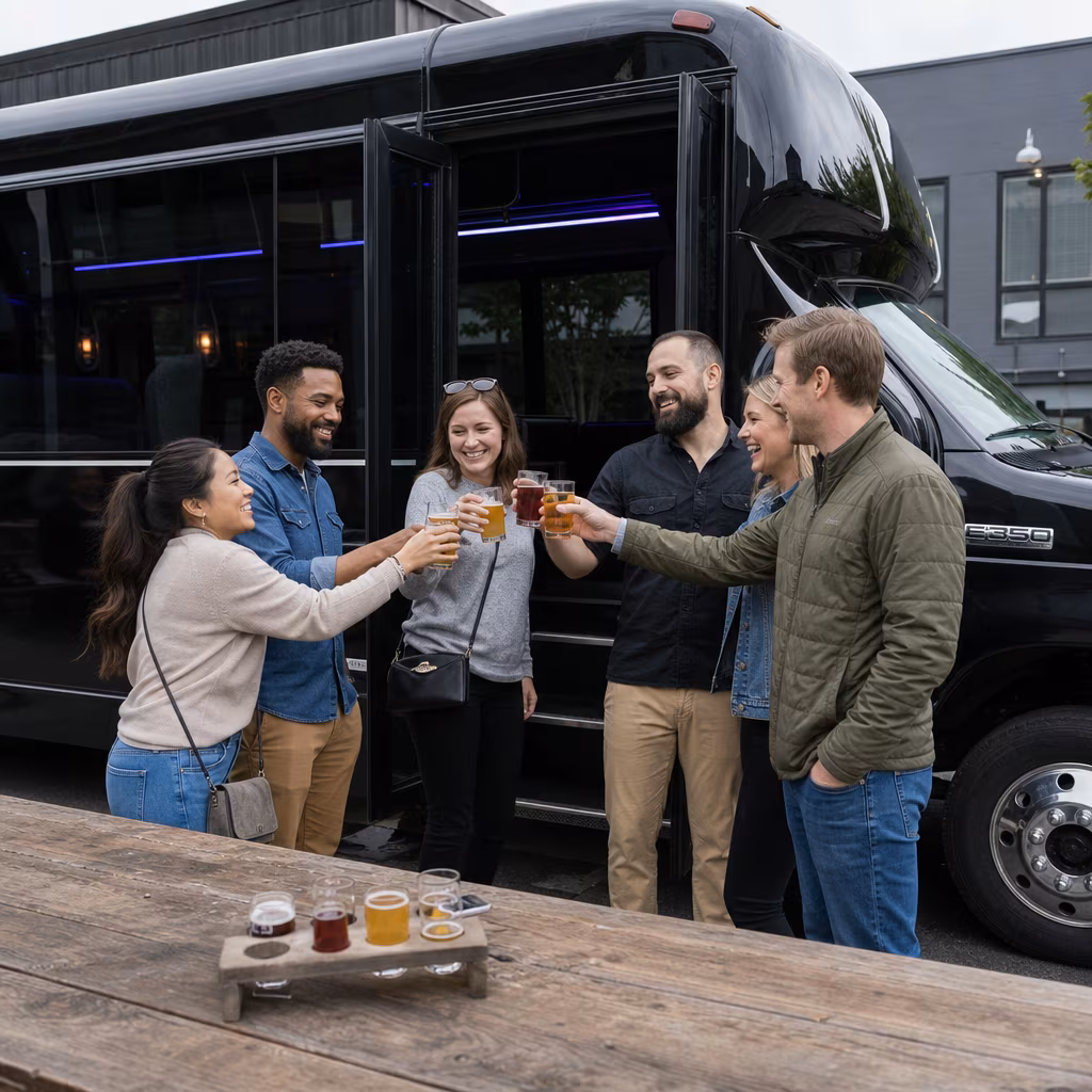 Lancaster Winery Tour & Pub Crawl Transportation
